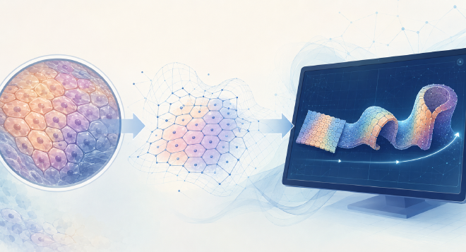 Recreating cells and tissues in the computer with models and methods