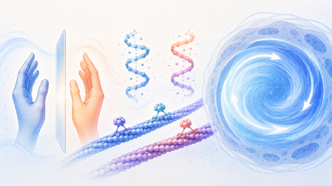 The &ldquo;right and left hands&rdquo; of molecules: chirality and the cytoskeleton
